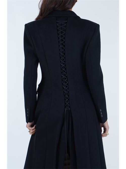 Cappotto nero Spelli in misto lana Alma Sanchez | SPELLI-PNERO